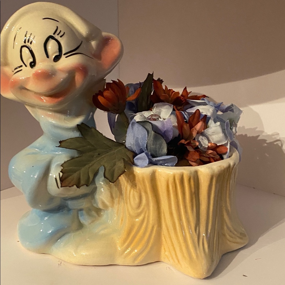Walt Disney World Dopey with planter.